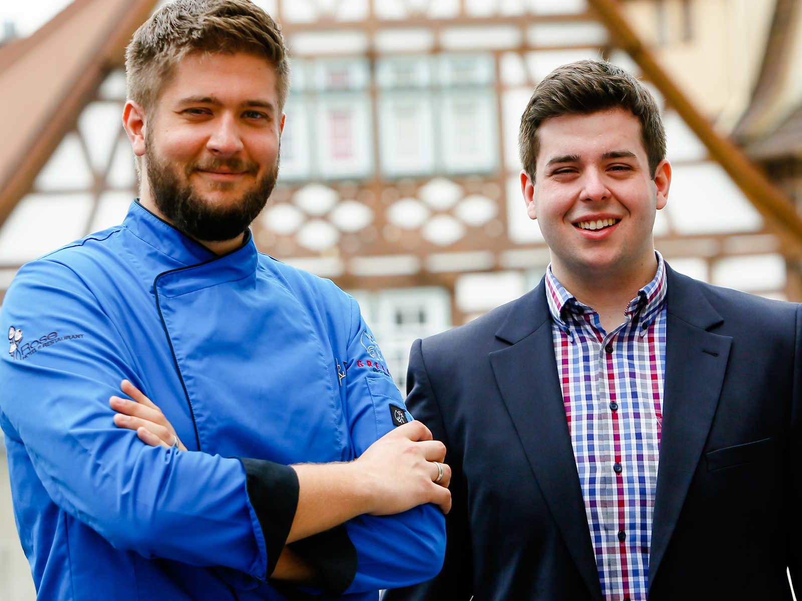 Benjamin und Christian Maerz freuen sich auf das neue Projekt.