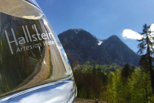 Hallsteinwasser – Quellwasser Bewertung: 5&nbsp;WassertropfenWeich in der Nase. Mit einem sehr eleganten Eindruck, leichte Mineralität am Gaumen, sauber, sehr rundes und ausbalanciertes Produkt. Niedrige Gesamtmineralsisierung von 170 mg/l und besonders natriumarm. Damit passt es gut zu gerbstoffreichen Weinen.ca. CHF 5,70/l Österreich, www.hallsteinwasser.com