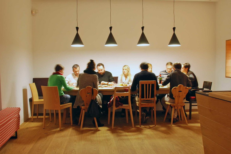 Mehrfach ausgezeichneten Speck gibt es in der Metzgerei Pfitscher zu verkosten. 