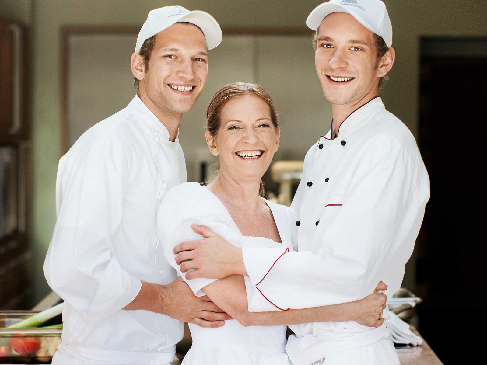 Starkes Team: Didi, Johanna und Johannes Maier.