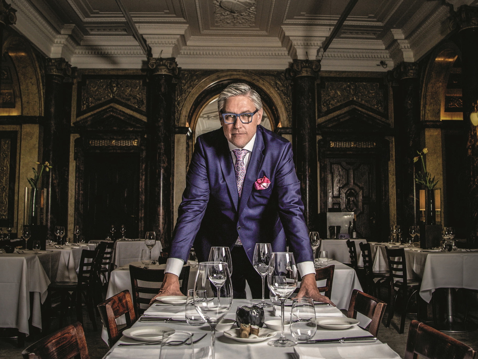 Ein Gentleman, wie er im Buche steht: »Vestibül«-Chef Christian Domschitz.