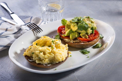 Avocado Bagel-Breakfast.
