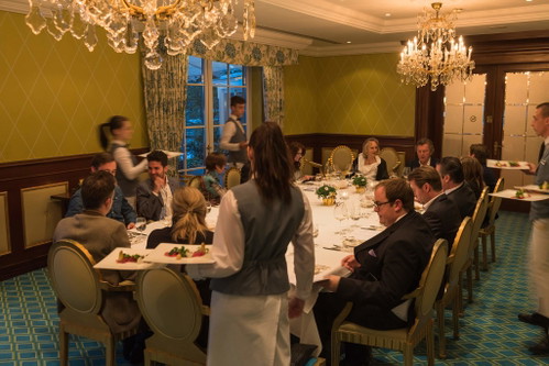 Stilvolles Ambiente im Hotel Schoss Seefels. 