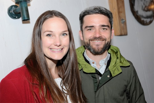 Julia Plecko und Christoph Polz waren bei der Präsentation vertreten.