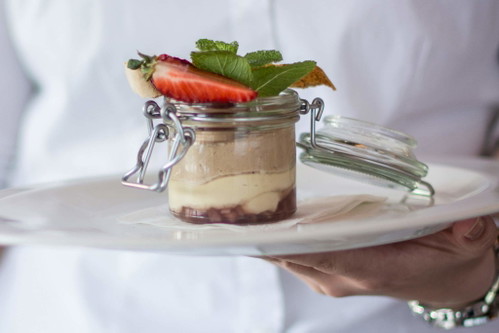 Dessert im »Soleo«.