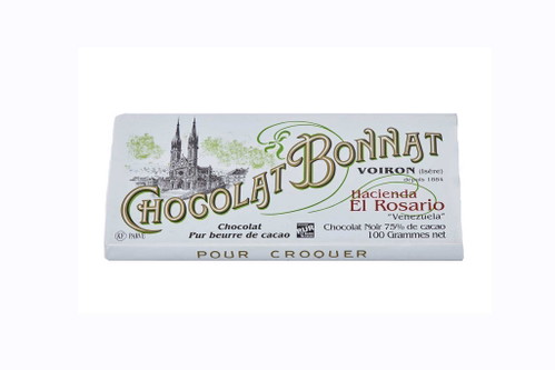 5. Bonnat&nbsp; Hacienda el Rosario: 88 Punkte*Tafel ca. € 4,60 für 100 g &nbsp;(Kilopreis: € 46,–)u. a. Manufactum, ConfiserienDunkelbraun. Matt glänzende Oberfläche, etwas wärmeempfindlich, fängt das Schmieren an. Knackiger Biss, dick gegossen, aber eher schlank im Mund. Aromatisch auf der fruchtigen Seite. Kurz anhaltend. Kein Kleben im Mund. Wenig Zucker.&nbsp;