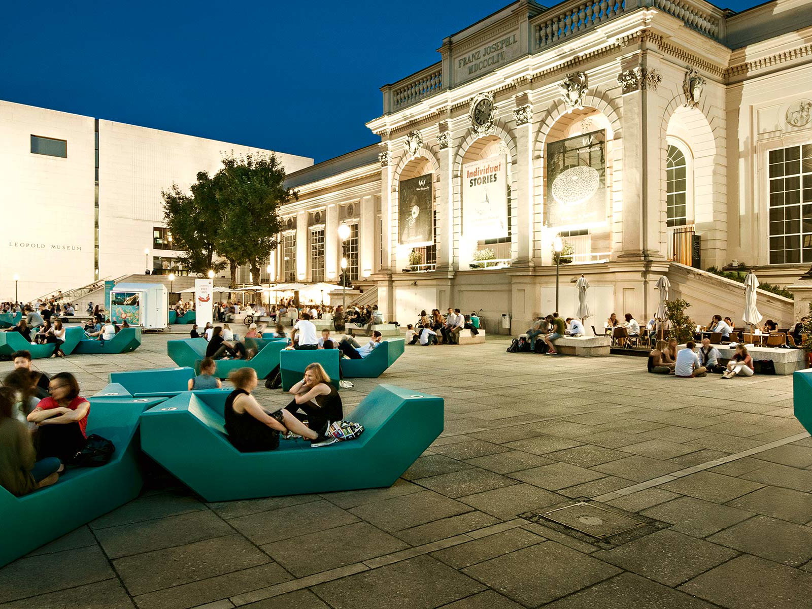 Urbaner Treffpunkt: Das MQ