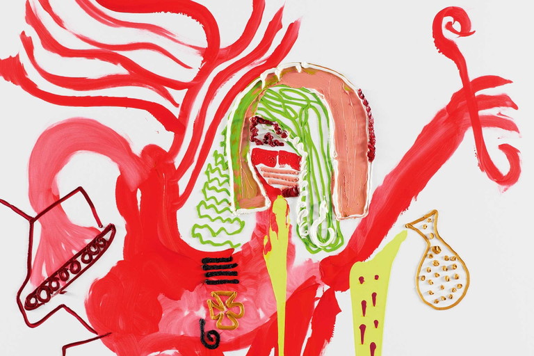 »P.A.R.S.I.F.A.L. IST ZU HAUSE ANGEOPERT WORDEN!«Courtesy Jonathan Meese und Galerie Sies+Höke, Düsseldorf