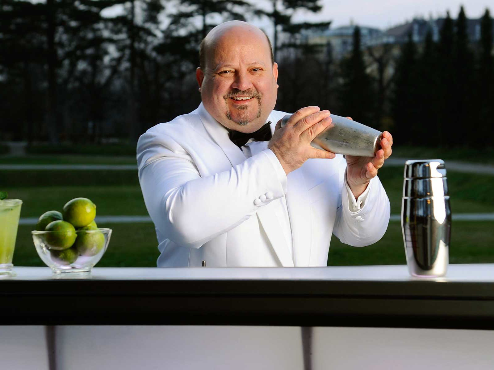 Barkeeper Andreas Obermeier wurde mit dem »Falstaff Lebenswerk« ausgezeichnet.