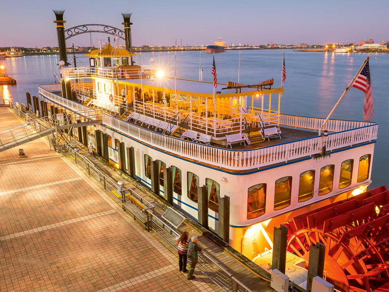 New Orleans liegt direkt am Mississippi und ist die größte Stadt im US-Bundesstaat Louisiana.