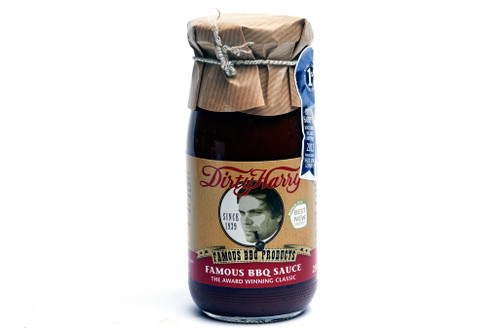  8. Platz: Dirty Harry&nbsp;Famous BBQ SauceFlasche ca. € 6,49/250ml (Literpreis: € 25,96)U. a. Feinkost Käfer, Online-ShopsSehr dünnflüssige Barbecue-Sauce, gleichmäßig, rotbraun. Typische Farbe. Deutlich rauchige Nase. Im Geschmack stark senfgeprägt, die Säure ist insgesamt etwas zu dominant. Noch guter Gesamteindruck.