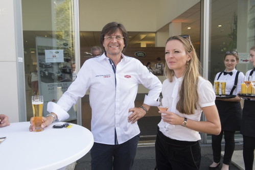 Christian Walcher mit Co-Pilotin Nicole Liebmann.