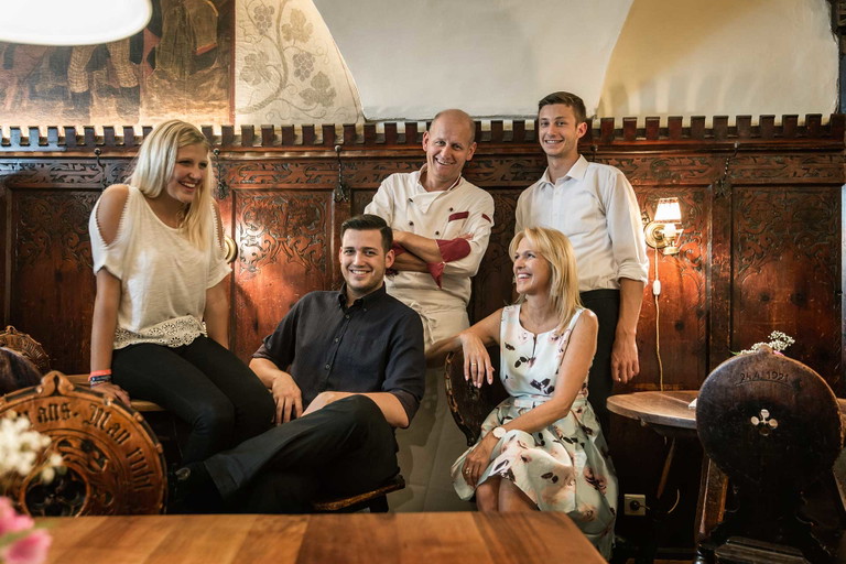 Starkes Team: Die Familie Alber führt das »Vögele«, eines der besten Restaurants in Bozen.