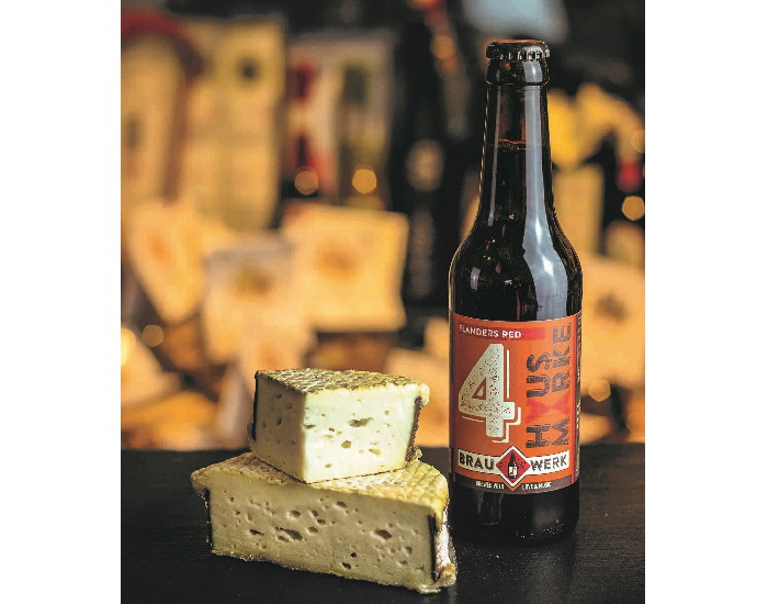 Österreichisches Bier schmeckt zu französischem Käse.