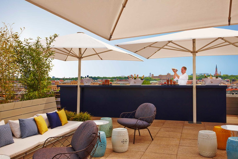 Drink(s) with a view.