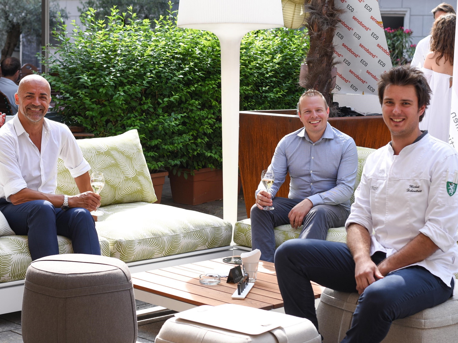 Eckstein-Power: Michael Schunko (Inhaber), Udo Riegler (Restaurant-Leiter) und Michael Hebenstreit (Küchenchef). 