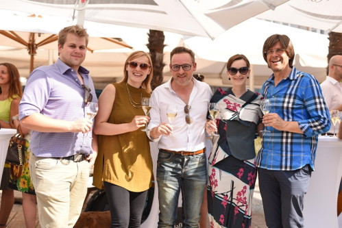 Jonas Untermoser und Silke Traunfellner (Wesolutions), Heimo Jessenko und Alexandra Gorsche (Falstaff Karriere), Christian Walcher (Jaguar Graz). 