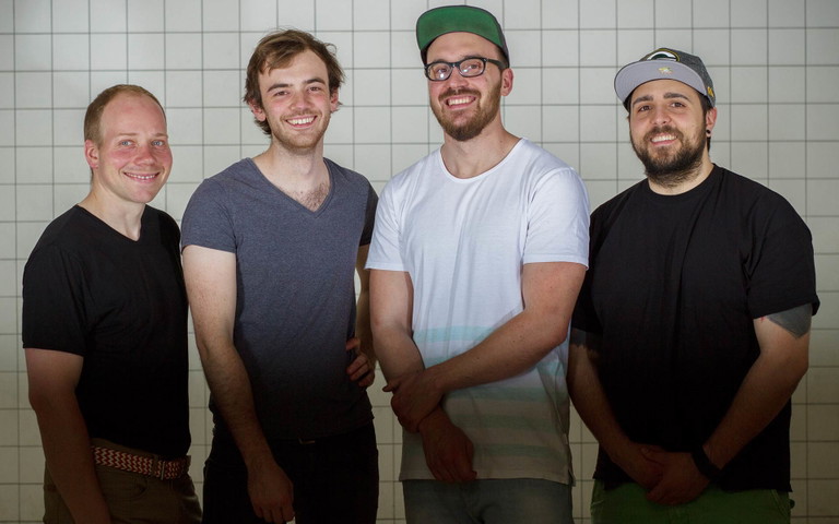 Das HERD Team (v.l.): Felix Münster, David Weber, Marko Ertl und Matthias Kroisz