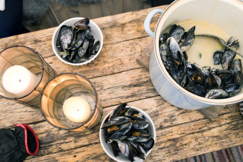 Fangfrisch schmeckt das Seafood besonders gut.