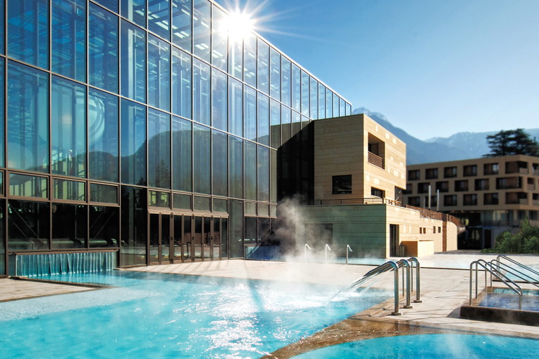 Die Therme Meran ist eine moderne Wellness-Oase.