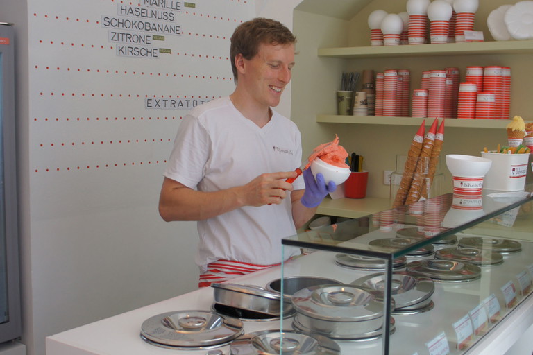 Bereits 2016 wurde »Buburuza« als beliebteste Gelateria des Landes ausgezeichnet.