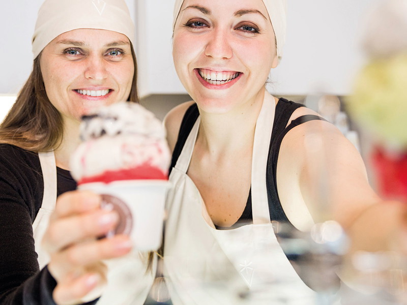 Cecilia Havmöller und Susanna Paller vom Wiener Eissalon »Veganista«&nbsp;