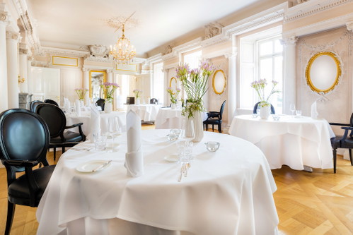 Die »Speisemeisterei« holt die opulenten Rokoko-Räume in die Moderne.