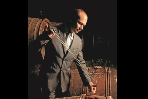 300-jährige Geschichte. Cognac-Haus Martell, im Bild Kellermeister Benoit Fil.
