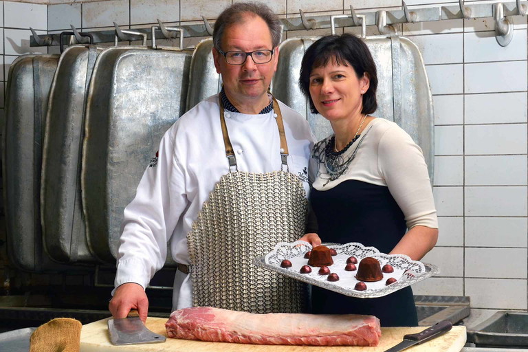 Der »Metzgerwirt« in Radenthein verarbeitet Fleisch, Fisch und Krebse auf Haubenniveau.&nbsp;