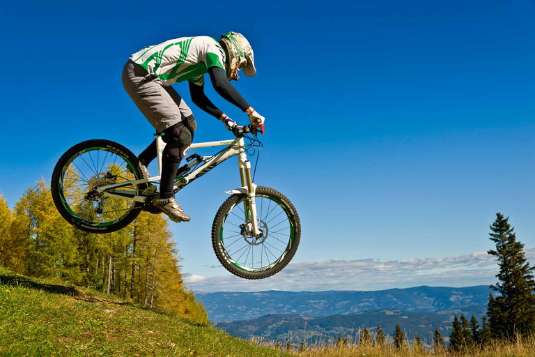 Rasant geht es den »Flow Country Trail« bergab. Die Strecke ist auch für Anfänger tauglich.&nbsp;
