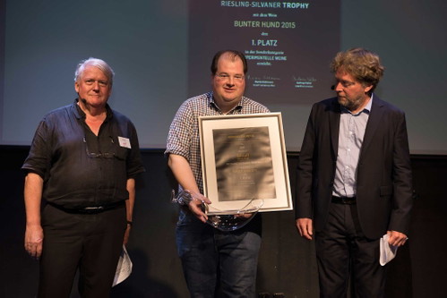 Die Sonderkategorie «Experimentelle Weine» gewann Patrick Thalmann.