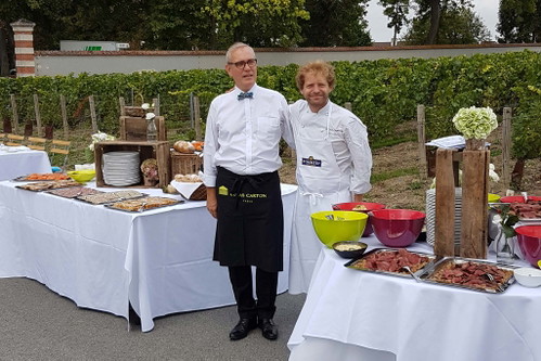 Chef Lucien Dumas sorgte mit seinem Team für den kulinarischen Rahmen. 