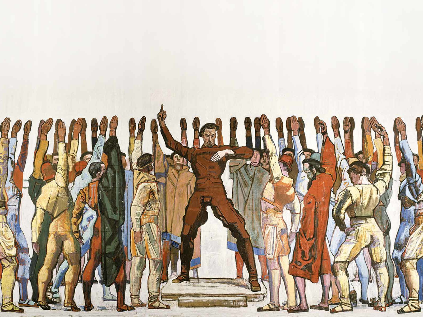 Ferdinand Hodlers Gemälde «Einmütigkeit» ist das zentrale Werk der Ausstellung «Bilderwahl!» zum Reformationsjahr im Kunsthaus Zürich.&nbsp;