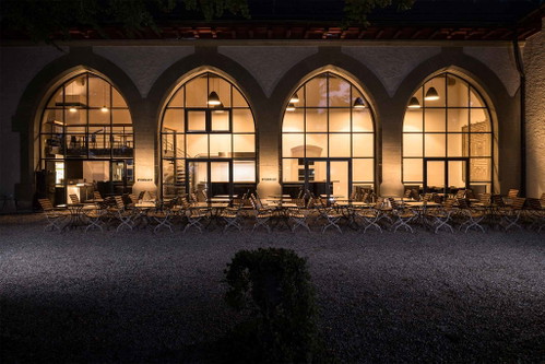 Die Steinhalle in der Nacht&nbsp;