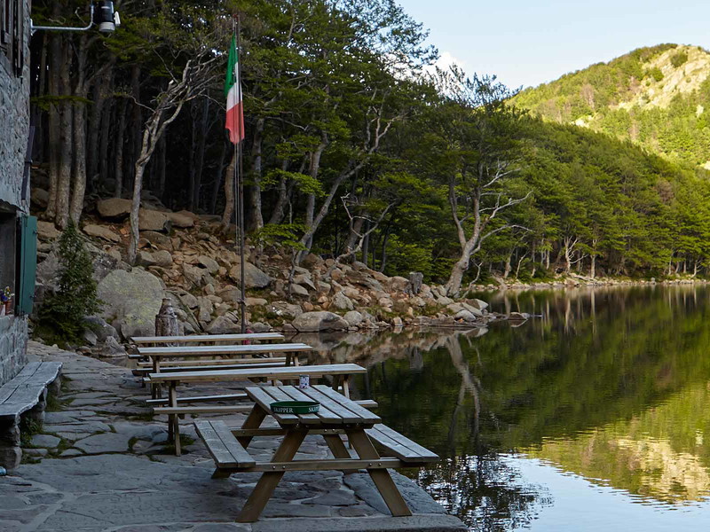 Rifugio Mariotti am Lago Santo