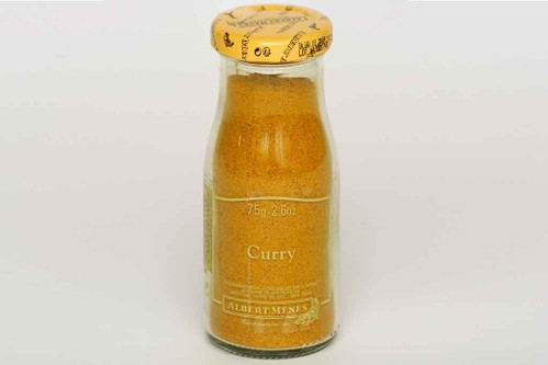 10. Platz, 87* Punkte: Albert Ménès Curry€ 4,49 für 75 g (€ 5,99/100 g) IntersparBraun-rot. Typischer Curry-Geruch, intensive Koriandernote. Schmeckt nach Ingwer, dezent nach Kreuz­kümmel, leicht scharf und bitter, insgesamt kom­plex, aber ausgewogen.&nbsp;