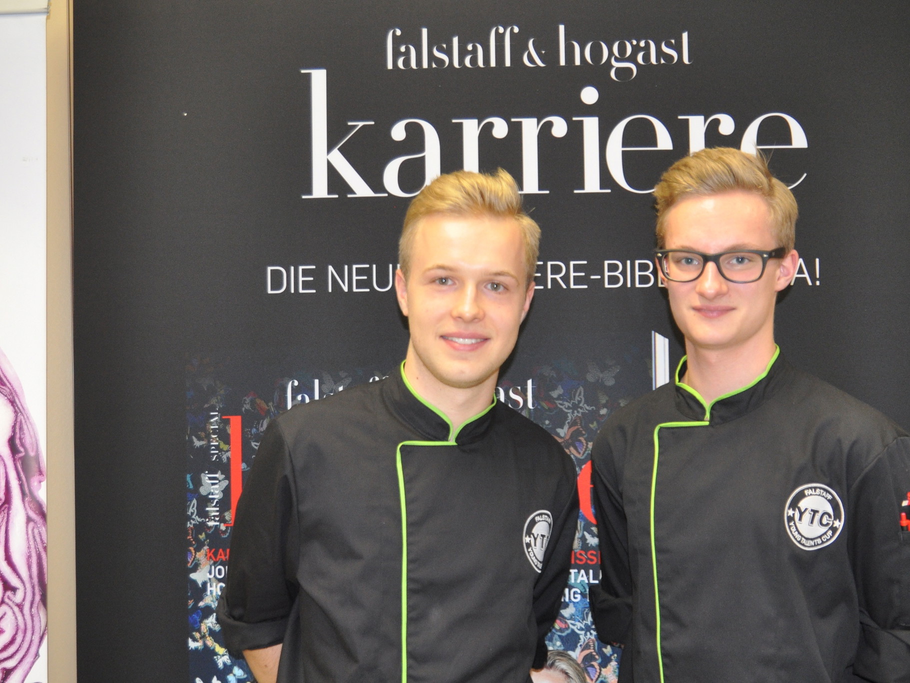 Die Finalisten Matthias Birnbach und Marcus Wakolbinger.