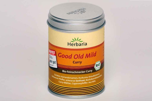 8. Platz, 88* Punkte: Herbaria Good Old Mild Curry€ 7,99/80 g (€ 9,99/100 g) MerkurSenfgelb. Ausgewogene Nase, kein Gewürz sticht hervor. Pfeffrig am Gaumen, komplex, leicht bitter, Kreuzkümmel, Ko­riander, eher auf der milden Seite, eignet sich gut für Salate.