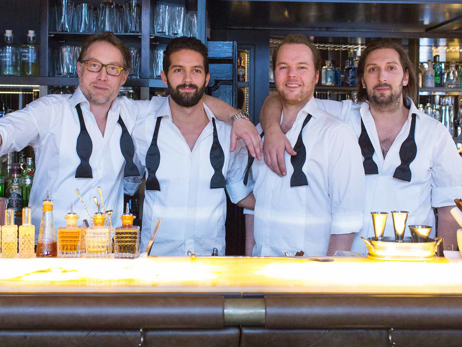 Oliver Horvath, Philipp Scheiber, Alexander Batik und David Schober vom Kleinod.