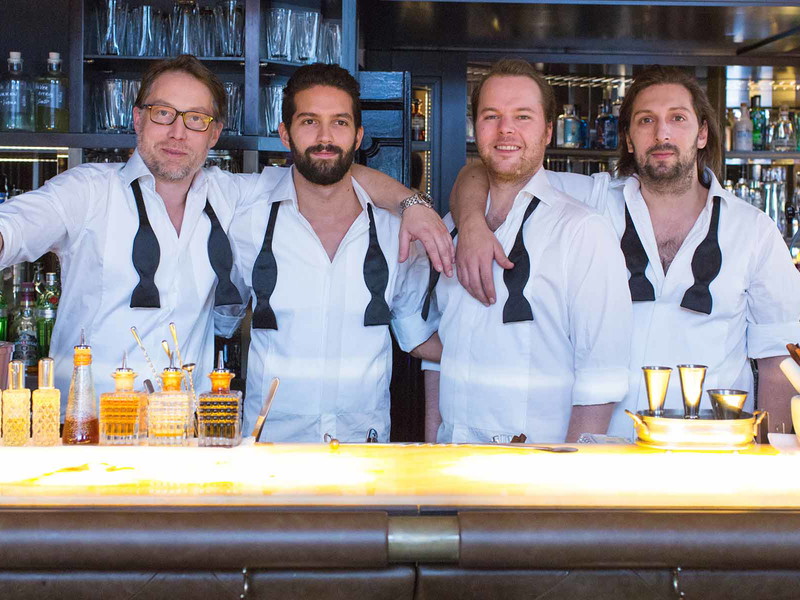 Oliver Horvath, Philipp Scheiber, Alexander Batik und David Schober vom Kleinod.
