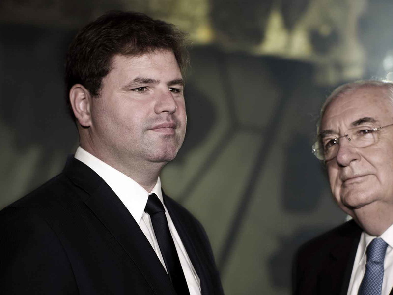Master Blender Renaud Fillioux de Gironde (l.) und Fillioux de Gironde (r.).