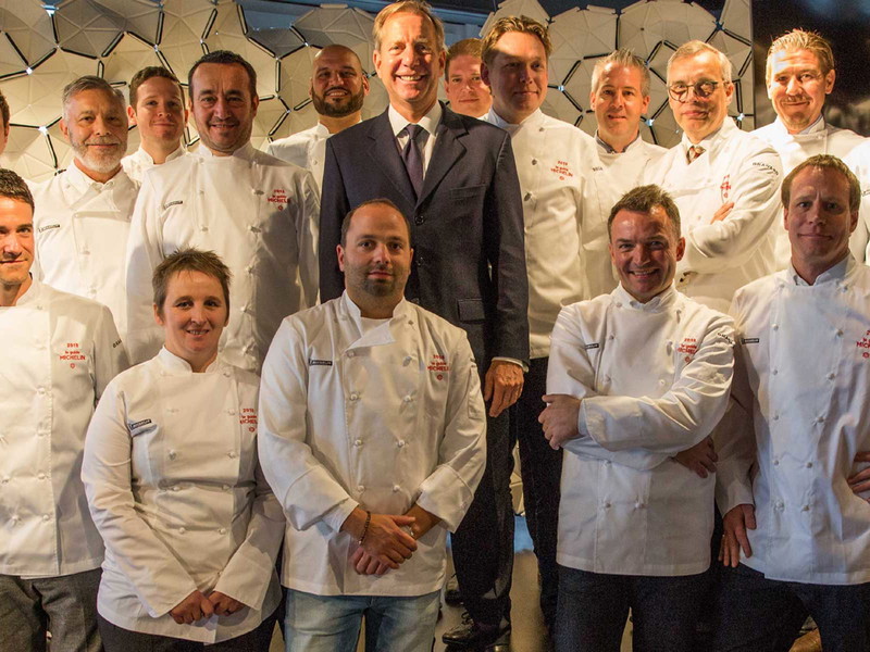 Die&nbsp;Sterneköche vom Guide MICHELIN Schweiz 2018.