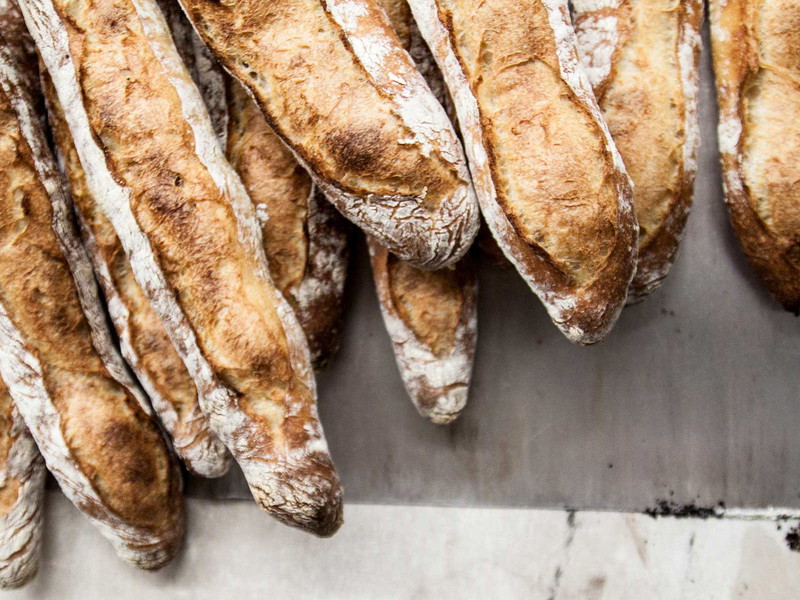 Hohe Back-Kunst: Französisches Baguette