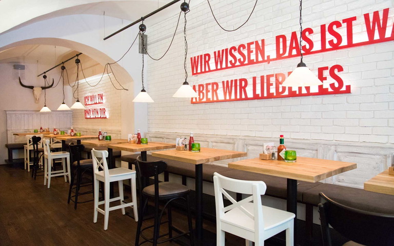 Blick in den »Rinderwahn« in der Weihburggasse