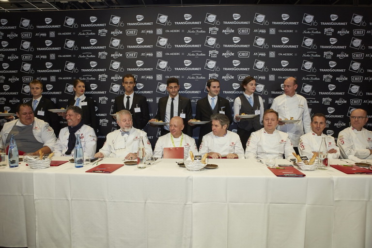 Die Jury beim »Les Chefs en Or«-Finale 2016 in Paris.