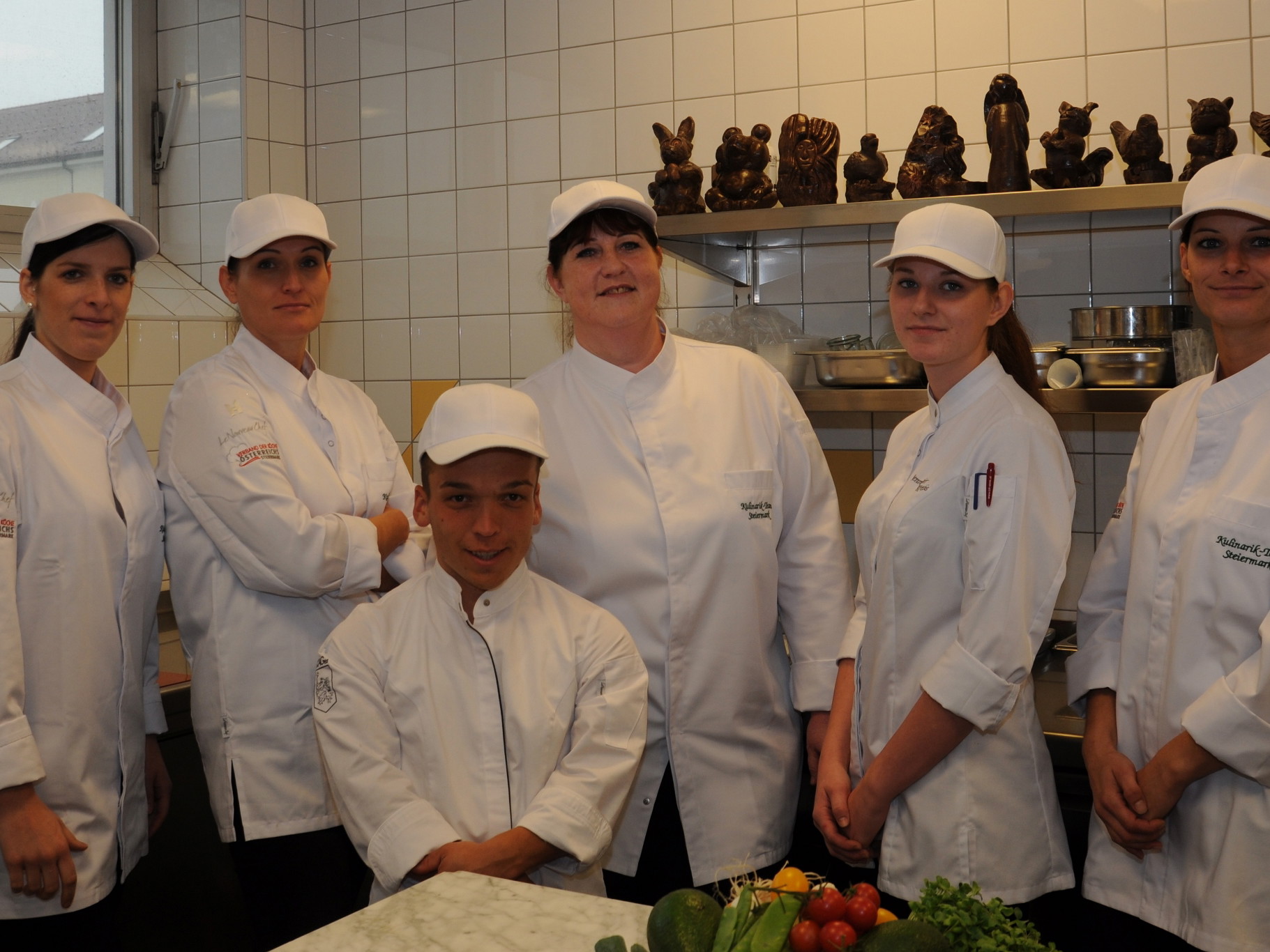 Das Team: Monika Holler, Eva Reicher, Sandra Gimpl, Claudia Praßl, Kathrin Adamer, Jennifer Sophie und&nbsp;Mathias Wallner.