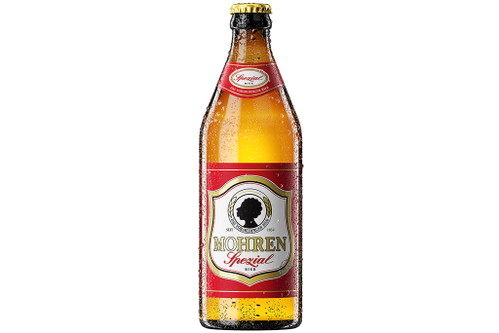 93 Punkte: MOHREN SPEZIAL, Lager / SpezialGoldgelb mit blütenweißem Schaum. Duft nach grünen Nüssen und frisch geschnittenem Gras.&nbsp;Der Antrunk ist vollmundig, doch auch die Bittere ist kräftig aus­geprägt, sie wird von der feinen Kohlensäure unterstützt. Herber, die Hopfen­aromen retronasal ­betonender Nachtrunk.Mohrenbrauerei, Dornbirn; Braumeister: Ralf Freitag