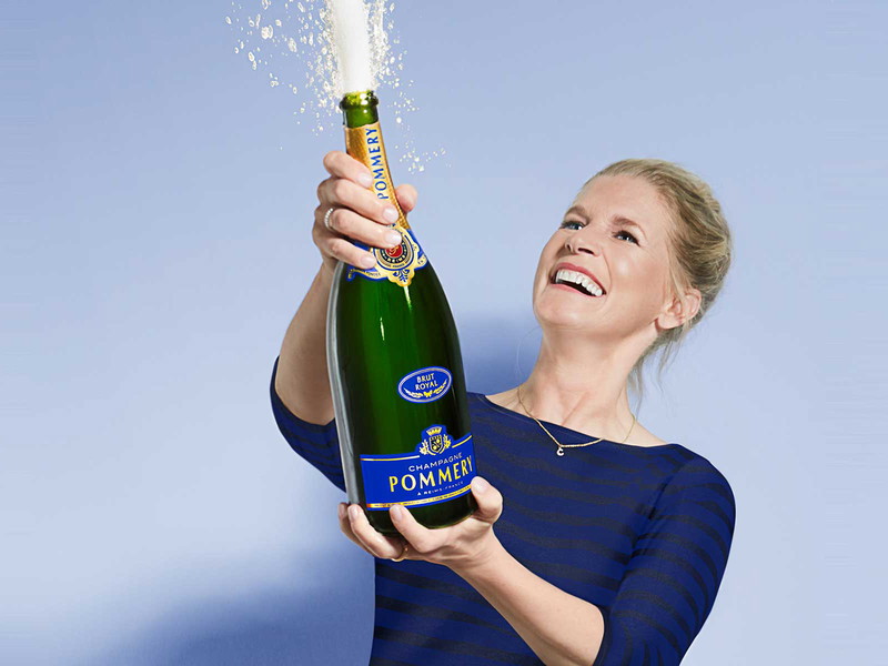 Die Spitzenköchin Cornelia Poletto ist das neue Pommery Testimonial.