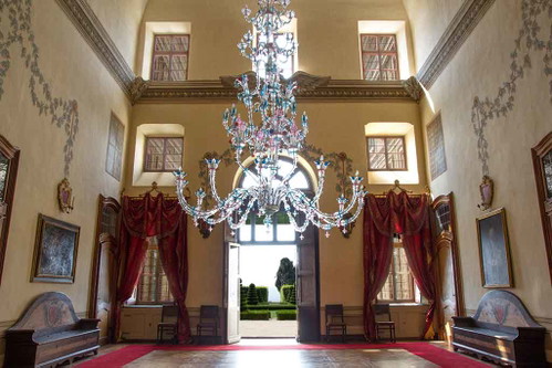 Luxus nach französischem Vorbild: das ­Relais Châteaux »Castello di ­Guarene« nördlich von Alba.