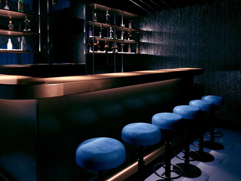 Rendering der Bar im »Churchill«